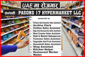 Read more about the article Job Vacancy at Hypermarket UAE
