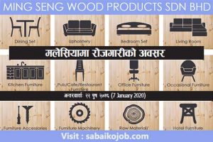 Read more about the article Job at Ming Seng Wood Products Sdn.Bhd.