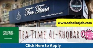 Read more about the article Job Vacancy at TEA TIME  SAUDI ARABIA