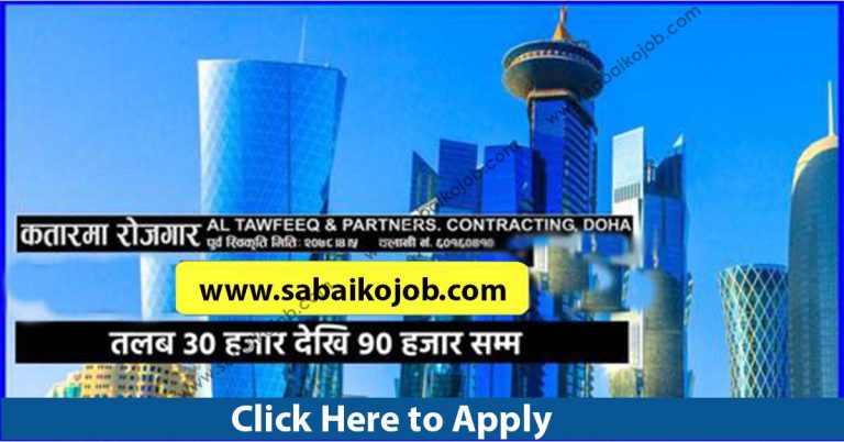 240 Candidate required in Qatar