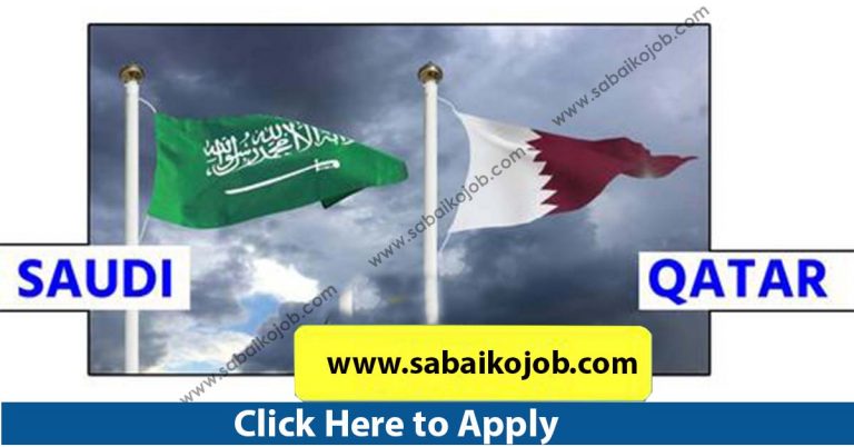 Employment in Reputed company in Qatar and Saudi arabia