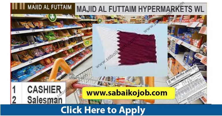 Looking For Career In Foreign Get Job In Qatar, Position For Sales & Cashier