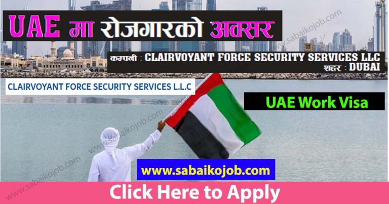 Work at CLAIRVOYANT FORCE SECURITY SERVICES LLC DUBAI