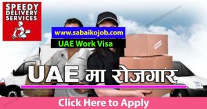 Read more about the article Vacancy at SPEEDY DELIVERY SERVICES UAE