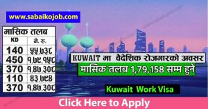 Read more about the article Looking For Career In Foreign Get Job In Kuwait, Salary : 1,75,158/-