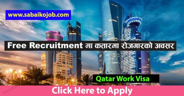 Free Recruitment to work in Qatar