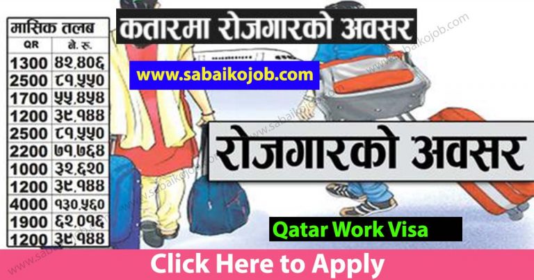 Opportunity for foreign employment in 4 different companies monthly salary up to Rs. 130,000